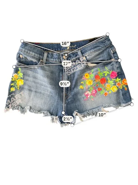 7 for All Mankind Lil Rambler Zip- Mid Rise- Out of the Blue- 29 - Picture 2 of 9